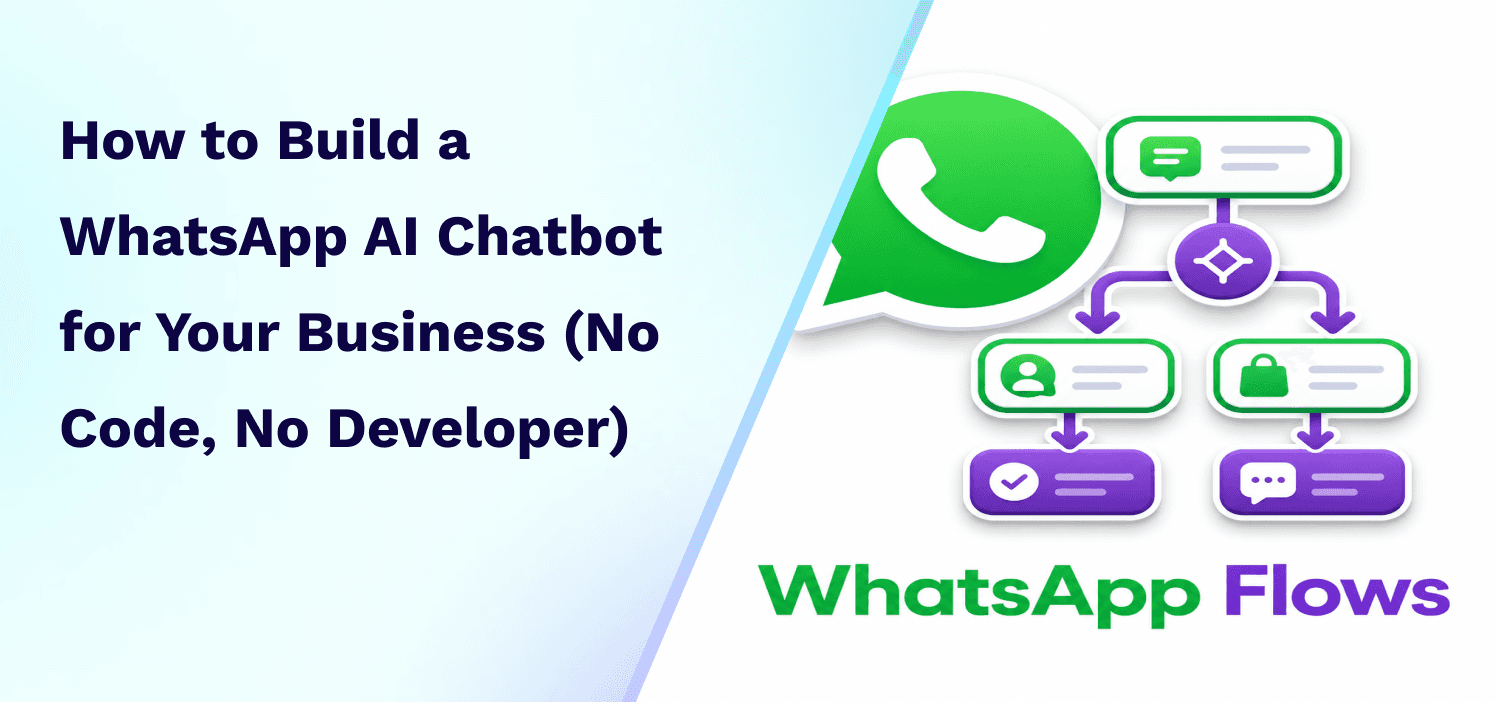 How to Build a WhatsApp AI Chatbot for Your Business (No Code, No Developer)
